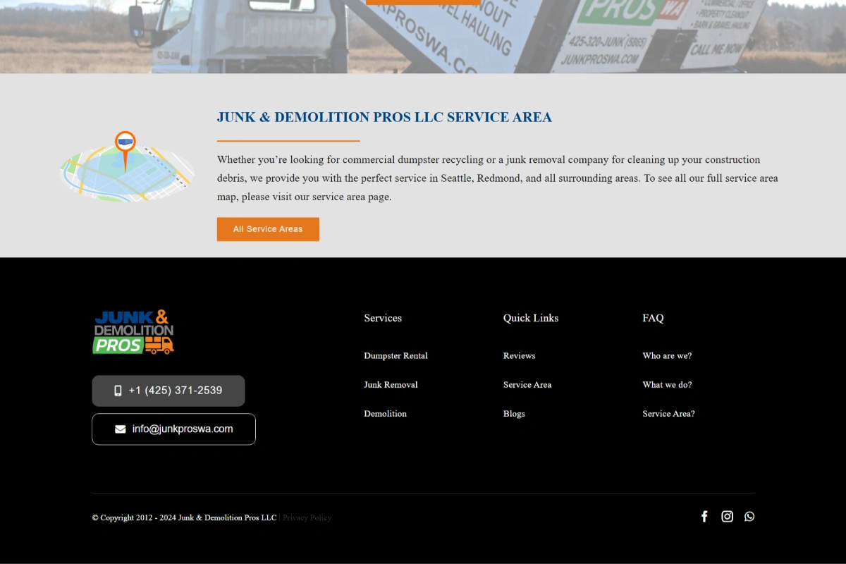 JunkPros Client Delloweb International